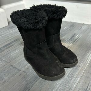 Girls Black boots size 10